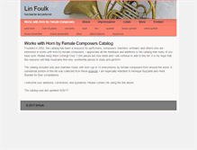 Tablet Screenshot of linfoulk.org
